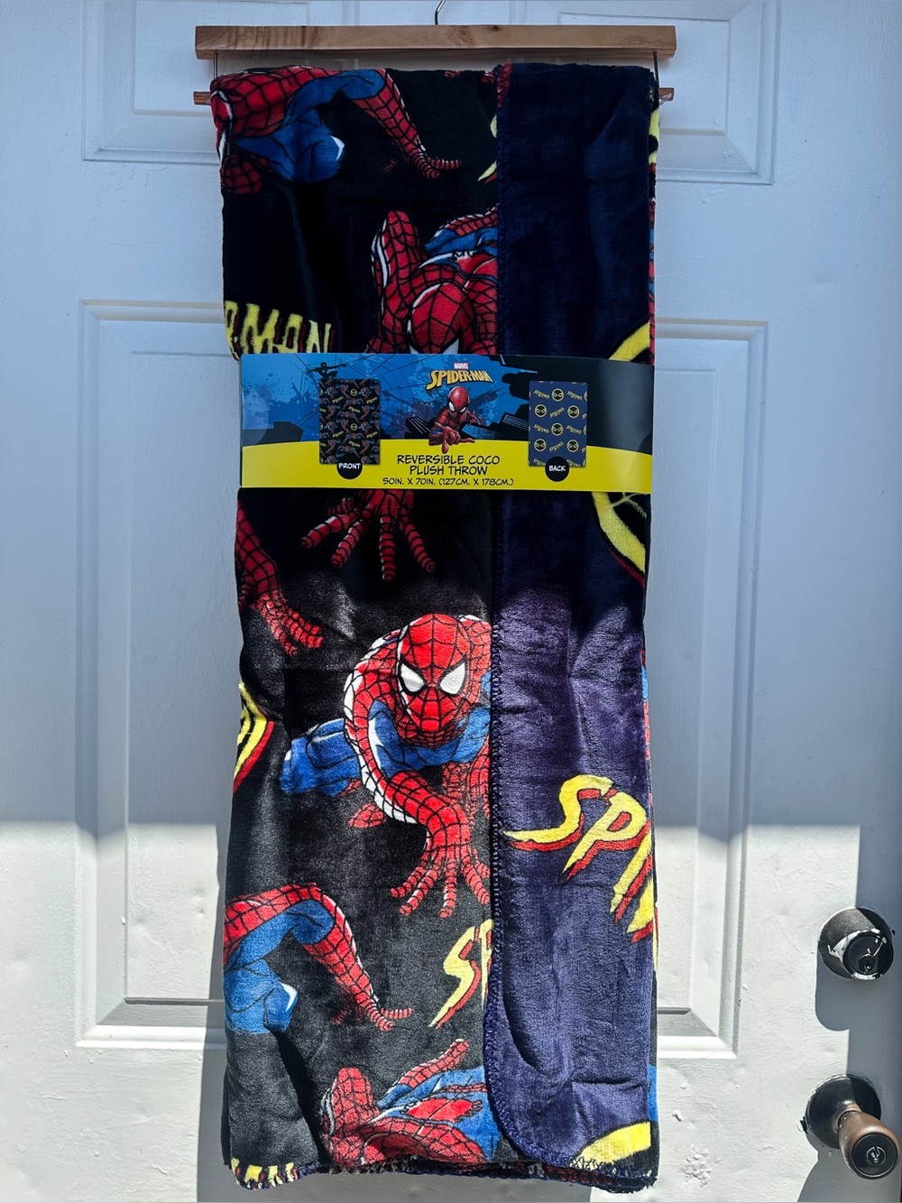 VIRAL Spiderman Double Sided Blanket